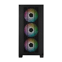 Cooler Master case Elite 301, mATX, Průhledná bočnice, 3x 120mm ARGB Fan, Černá