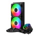 Cooler Master vodní chladič MasterLiquid 240 Core II, 2x120mm, LGA1851, AM5, černá