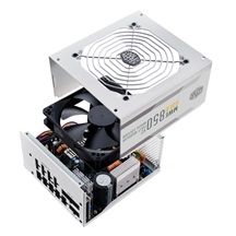 Cooler Master zdroj MWE 850 Gold V2, Modularní, 120mm, 80+ Gold, bílá