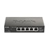 D-Link DGS-1100-05PDV2 5-Port Gigabit PoE Smart Switch, bez zdroje - napájen přes PoE, 2 PoE porty