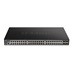 D-Link DGS-1250-52XMP 52-Port Gigabit Smart PoE Switch, 48x GbE PoE+, 4x SFP+, PoE 370W