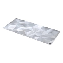 Endorfy Podložka pod myš Crystal Onyx White XL, 90 x 40 cm, Voděodolná, Bílá