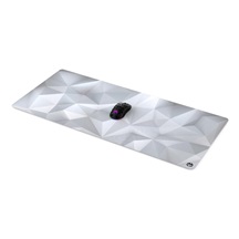 Endorfy Podložka pod myš Crystal Onyx White XL, 90 x 40 cm, Voděodolná, Bílá