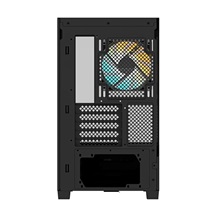 GIGABYTE case GB-C201P, Mid tower, 2xUSB 3.0, 3x 120mm ARGB Fan, černá