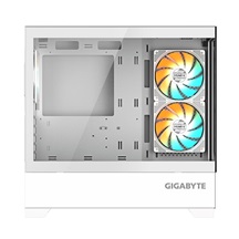 GIGABYTE case GB-C201PI, Mid tower, 2xUSB 3.0, 3x 120mm ARGB Fan, bílá