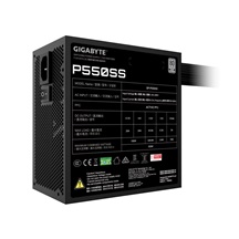 GIGABYTE zdroj P550SS, 550W, 80+ Silver, 120mm, ATX 3.0, černá