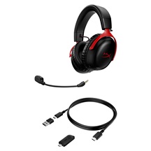 HyperX Cloud III S Wireless Black-Red Gaming Headset