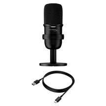 HyperX SoloCast - USB Microphone (Black)  (HMIS1X-XX-BK/G) - Mikrofon