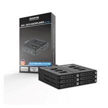 CHIEFTEC SATA/SAS Backplane CBP-625, 1x 5,25“ bay for 6x 2,5“ HDDs/SSDs, Hot-Swap