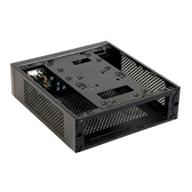 CHIEFTEC skříň Compact Series/mini ITX, IX-03B-OP, Black, Alu, bez zdroje