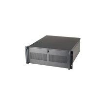 CHIEFTEC skříň Rackmount 4U ATX, UNC-410S-B-U3-OP, Black, bez zdroje