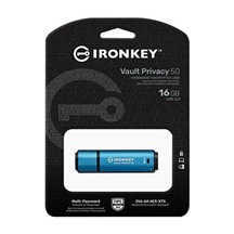 Kingston Flash Disk IronKey 16GB Vault Privacy 50 AES-256 Encrypted, FIPS 197