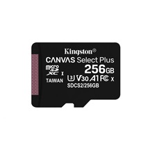 Kingston MicroSDXC karta 256GB Canvas Select Plus 100R A1 C10 - 1 ks