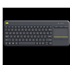 Logitech Wireless Keyboard Touch Plus K400 Plus, black, US