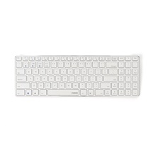 RAPOO klávesnice E9100M, bezdrátová, Ultra-slim, CZ/SK, bílá