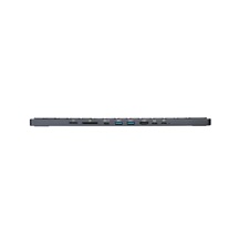 RAPOO Klávesnice UCK-6001 s 8v1 USB-C Hub, Drátová USB-C, CZ/SK, černá