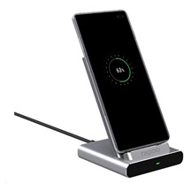 RAPOO nabíjecí stojan XC350 Wireless Charging Stand Silver
