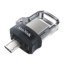 SanDisk Flash Disk 128GB Dual USB Drive m3.0 Ultra, OTG