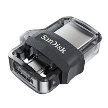 SanDisk Flash Disk 128GB Dual USB Drive m3.0 Ultra, OTG