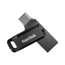 SanDisk Flash Disk 128GB Ultra Dual Drive Go, USB-C 3.2, Černá