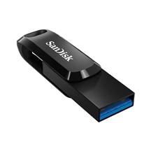 SanDisk Flash Disk 128GB Ultra Dual Drive Go, USB-C 3.2, Černá