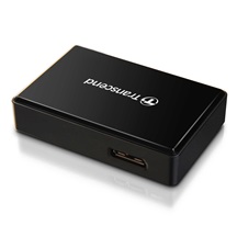 TRANSCEND Card Reader F8 + USB kabel, USB 3.0, Black