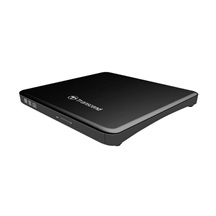 TRANSCEND externí DVD vypalovačka slim, USB 2.0, Black (+CyberLink Media Suite 10)