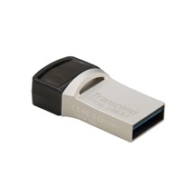 TRANSCEND Flash Disk 64GB JetFlash®890S OTG, USB 3.1 Type-C/A (R:90/W:30 MB/s) stříbrná