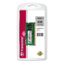TRANSCEND SODIMM DDR3 4GB 1333MHz 1Rx8 CL9
