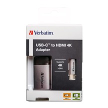 VERBATIM 49143 USB-C™ to HDMI 4K Adapter HUB