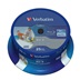 VERBATIM BD-R SL Datalife HTL (25-pack)Blu-Ray/Spindle/6x/25GB Wide Printable