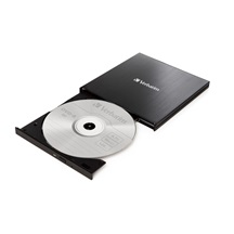VERBATIM externí mechanika DVD-RW Rewriter USB-C, černá + NERO