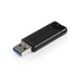 VERBATIM Flash Disk 128GB PinStripe USB 3.0, černá