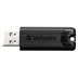 VERBATIM Flash Disk 128GB PinStripe USB 3.0, černá