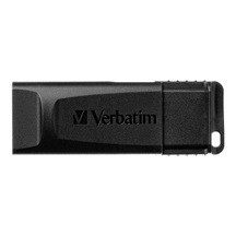 VERBATIM Flash Disk 128GB Store 'n' Go Slider, černá