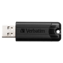 VERBATIM Flash Disk 256GB PinStripe USB 3.0, černá