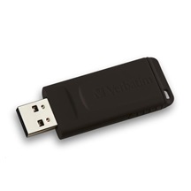 VERBATIM Flash Disk 64GB Store 'n' Go Slider, černá