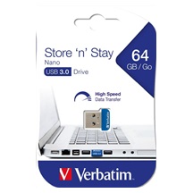 VERBATIM Flash Disk 64GB Store 'n' Stay Nano, USB 3.0
