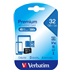VERBATIM MicroSDHC karta 32GB Premium, U1