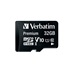 VERBATIM MicroSDHC karta 32GB Premium, U1 + SD adaptér