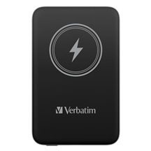 VERBATIM Powerbanka Charge 'n' Go, Magnetická, 10000 mAh, USB-C, Černá