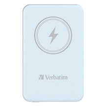 VERBATIM Powerbanka Charge 'n' Go, Magnetická, 5000 mAh, USB-C, Modrá