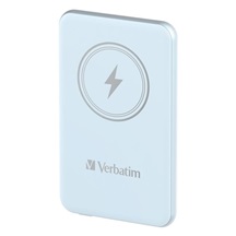 VERBATIM Powerbanka Charge 'n' Go, Magnetická, 5000 mAh, USB-C, Modrá