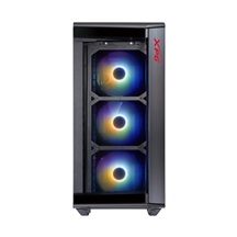ADATA XPG case BATTLECRUISER Mid-Tower, bez zdroje, 4x 120mm ARGB Fan, Černá