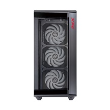 ADATA XPG case BATTLECRUISER Mid-Tower, bez zdroje, 4x 120mm ARGB Fan, Černá