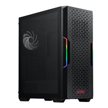 ADATA XPG case STARKER AIR Mid-Tower, bez zdroje, 1x 120mm + 1x 120mm ARGB, Černá