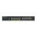 Zyxel GS1900-24EP 24-port Gigabit Smart Managed PoE Switch, 24x gigabit RJ45 (z toho 12x PoE), PoE budget 130W