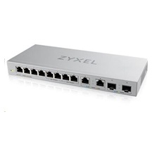 Zyxel XGS1010-12 12-port Gigabit Switch, 8x gigabit RJ45, 2x 2,5GbE RJ45, 2x SFP+
