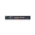 Zyxel XMG1915-18EP, 16-port 2.5GbE, 2 SFP+, 8 x PoE++ 180W  Smart Switch, hybird mode, standalone or NebulaFlex Cloud