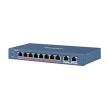 HIKVISION DS-3E0310P-E/M (B) PoE switch, 2x 1Gbit, 8x 10/100Mbit PoE